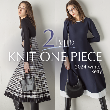 ketty｜2024AW 2type one-piece