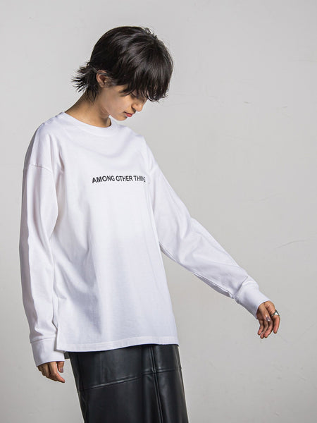 ロゴプリントロングTシャツ≪洗濯機で洗える≫