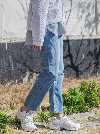 【キャンペーン対象】【JAPAN BLUE JEANS】テーパードパンツ≪洗濯機で洗える≫