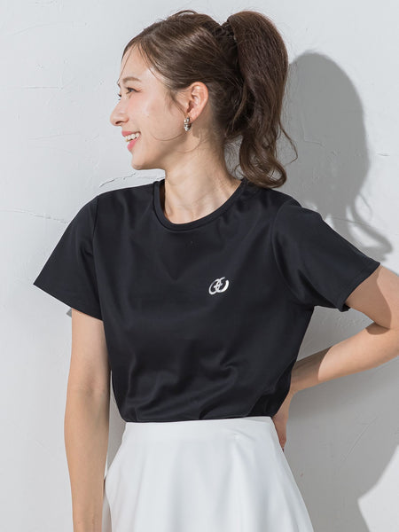 【J Lounge限定】QUEENS COURTロゴTシャツ≪手洗い可能≫