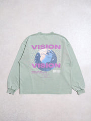 【VISION STREET WEAR】アースグラフィックトレーナー《洗濯機で洗える》