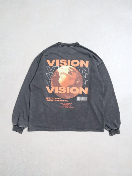 【VISION STREET WEAR】アースグラフィックトレーナー《洗濯機で洗える》