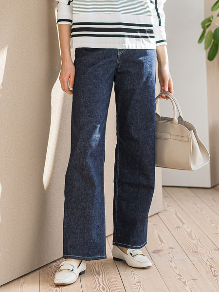 【キャンペーン対象】【JAPAN BLUE JEANS】ワイドパンツ≪洗濯機で洗える≫