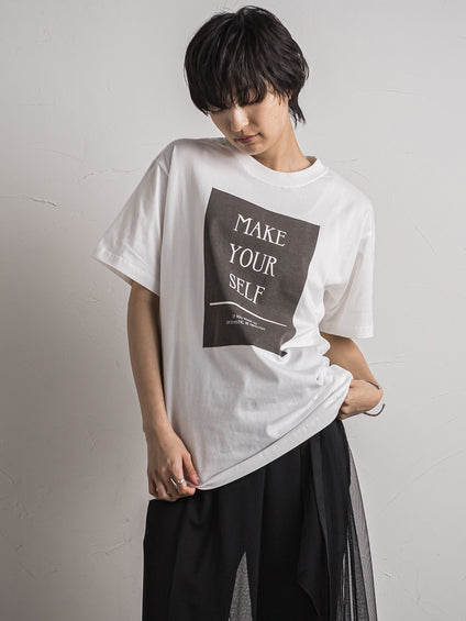 【WEB限定】MAKE YOUR SELF Tシャツ≪洗濯機で洗える≫