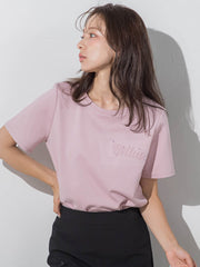 エンボスロゴTシャツ≪手洗い可能≫