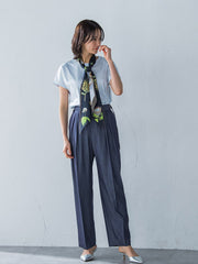 【WEB限定】【3サイズ】スムースコットンラウンドヘムカットソー≪洗える/接触冷感≫