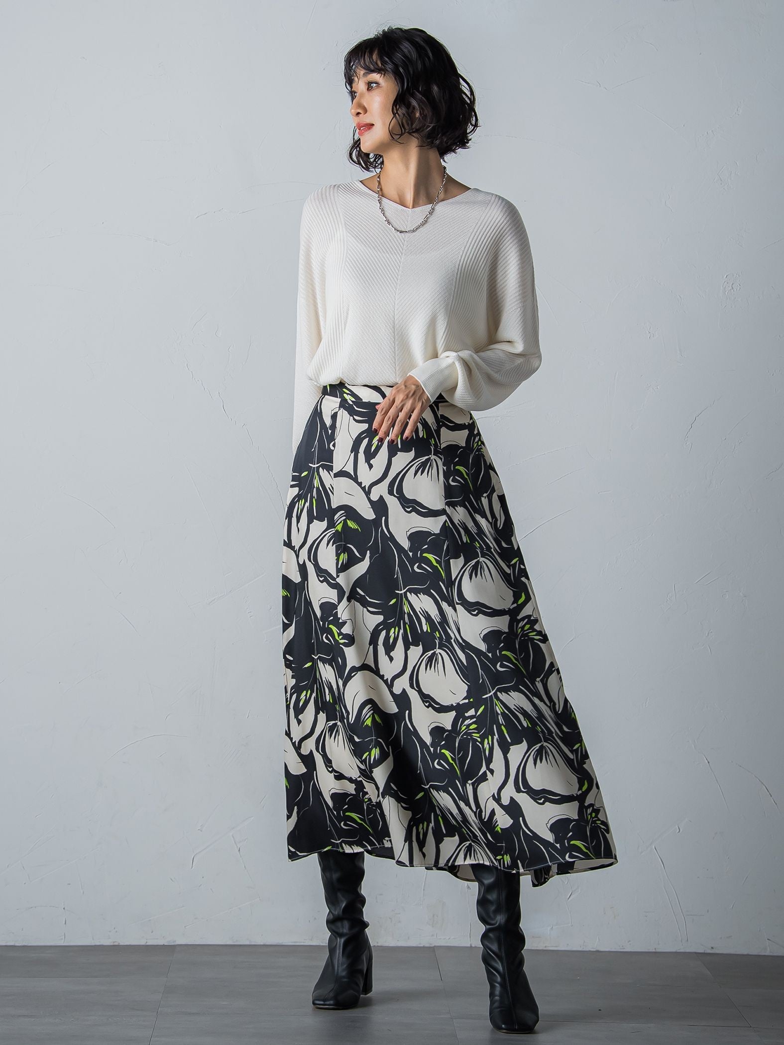 【WEB限定サイズあり】【洗えるニット】ECOCUWOOL Vネックニットプルオーバー≪シワになりにくい≫