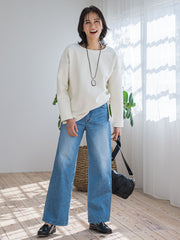 【キャンペーン対象】【JAPAN BLUE JEANS】ワイドパンツ≪洗濯機で洗える≫