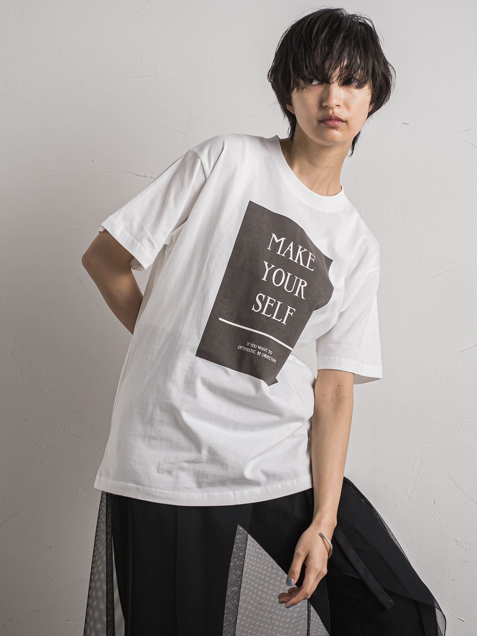 【WEB限定】MAKE YOUR SELF Tシャツ≪洗濯機で洗える≫