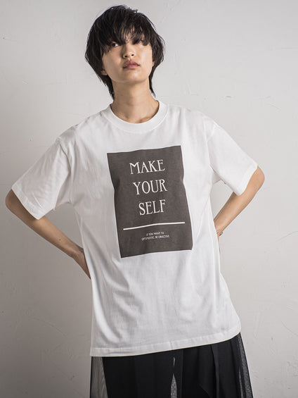 【WEB限定】MAKE YOUR SELF Tシャツ≪洗濯機で洗える≫