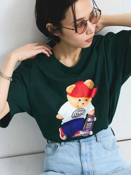 【VISION STREET WEAR】テディーベアTシャツ≪洗濯機で洗える≫