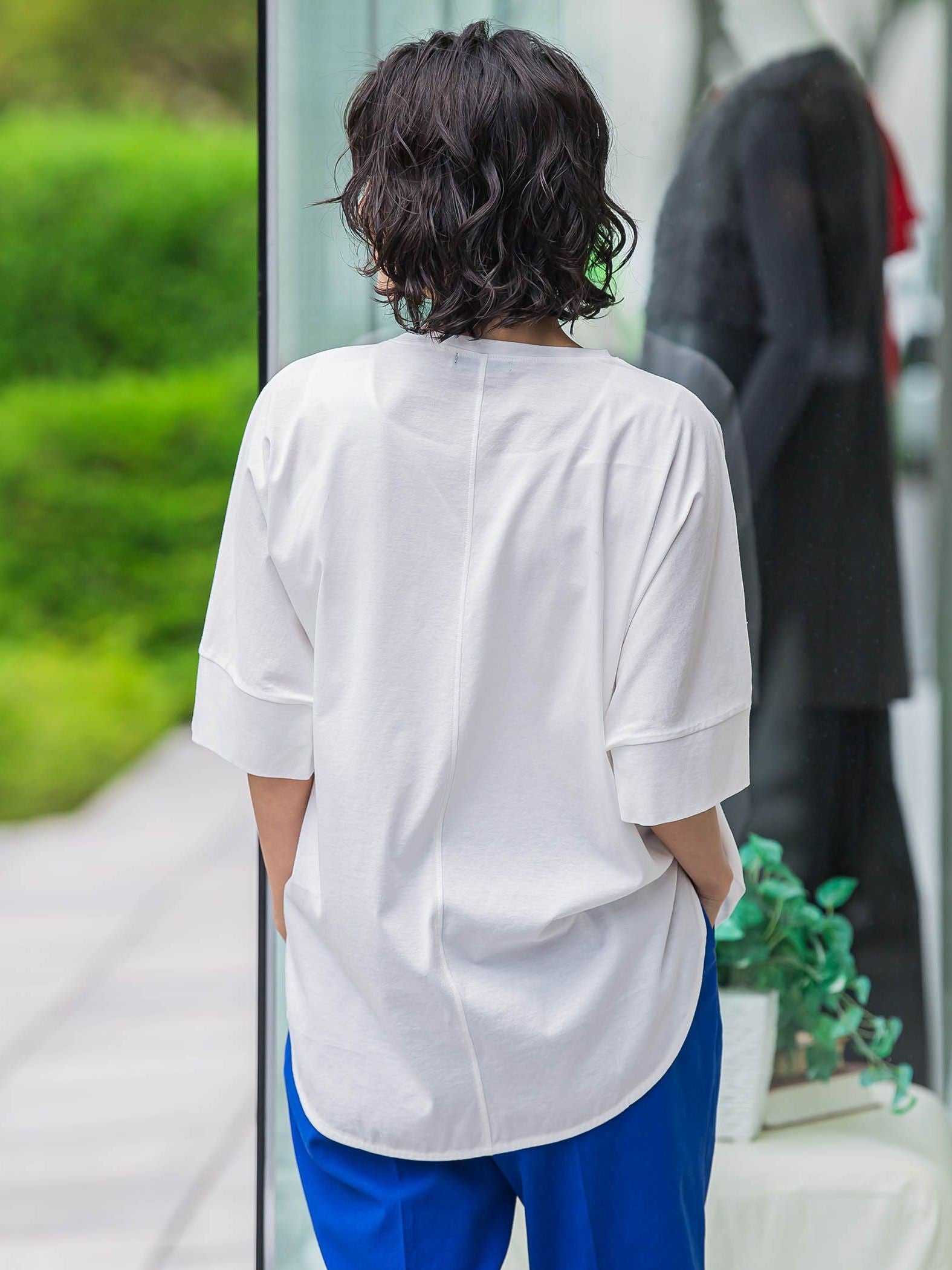 【biyori】ビッグシルエットTシャツ≪手洗い可能≫