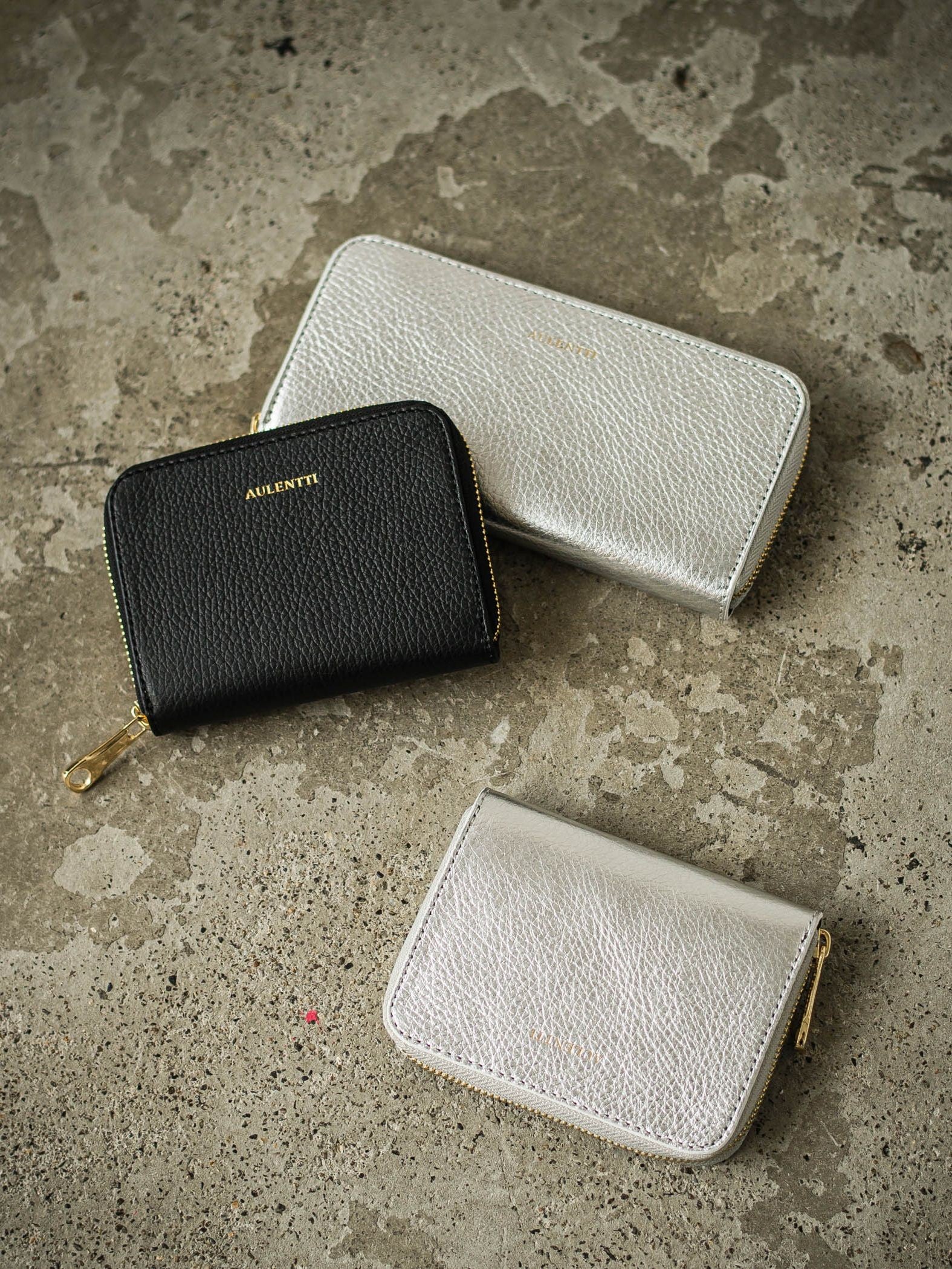 【AULENTTI】COIN PURSE black