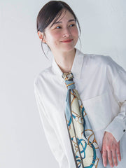 【WEB限定】極上ライトデニムシャツ≪洗濯機で洗える≫