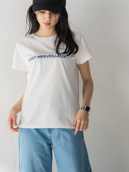 ロゴプリントベーシックTシャツ≪洗濯機で洗える≫ | socolla（ソコラ