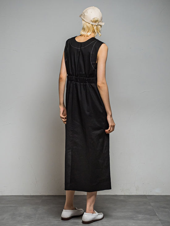 ESSEN.LAUTREAMONT LINEN DRESS リネンワンピース - elecsumsa.com